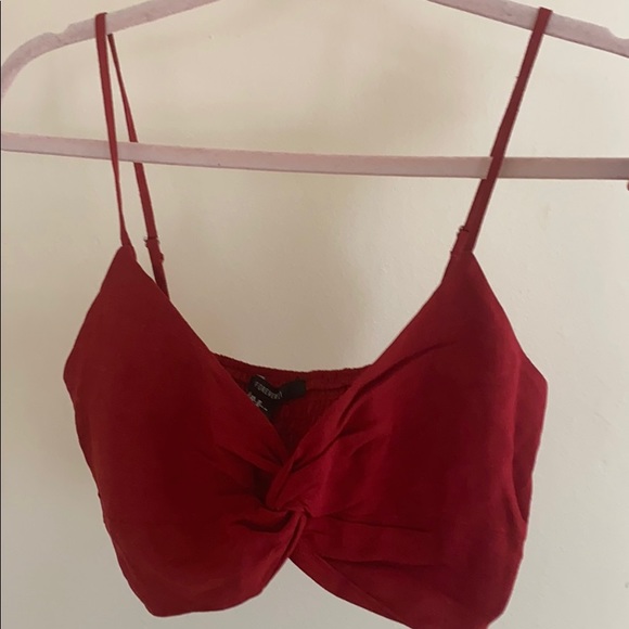 Red crop top - Picture 1 of 2